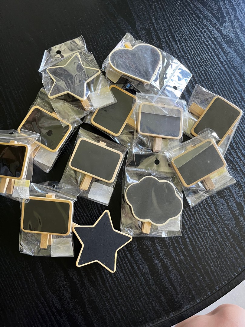 Chalkboard Clips, Hobbies & Toys, Stationery & Craft, Other Stationery