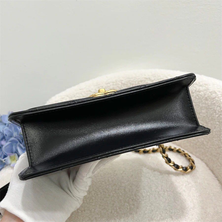 Chanel seasonal mini flap bag (calfskin), Luxury, Bags & Wallets