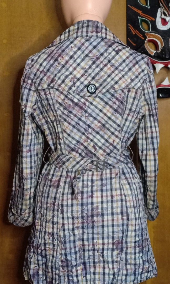 Checkered coat on Carousell
