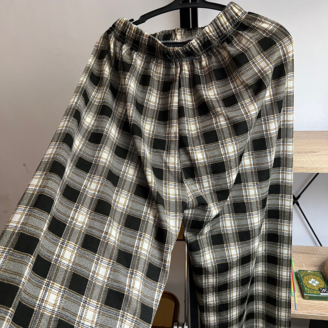 Checkered Pajama Bottoms on Carousell