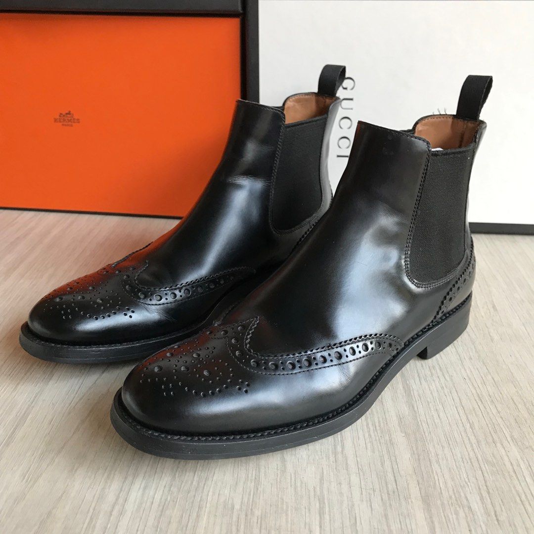 Church s Authentic Chelsea Boots Smooth leather black size 38 1 2