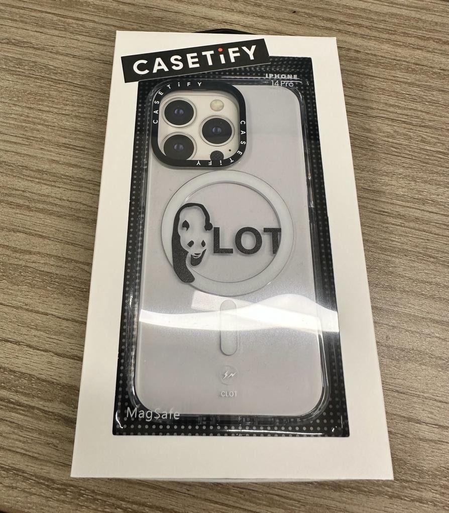 全新CLOT x Fragment x Casetify手機殼iPhone14Pro magsafe Case, 手提