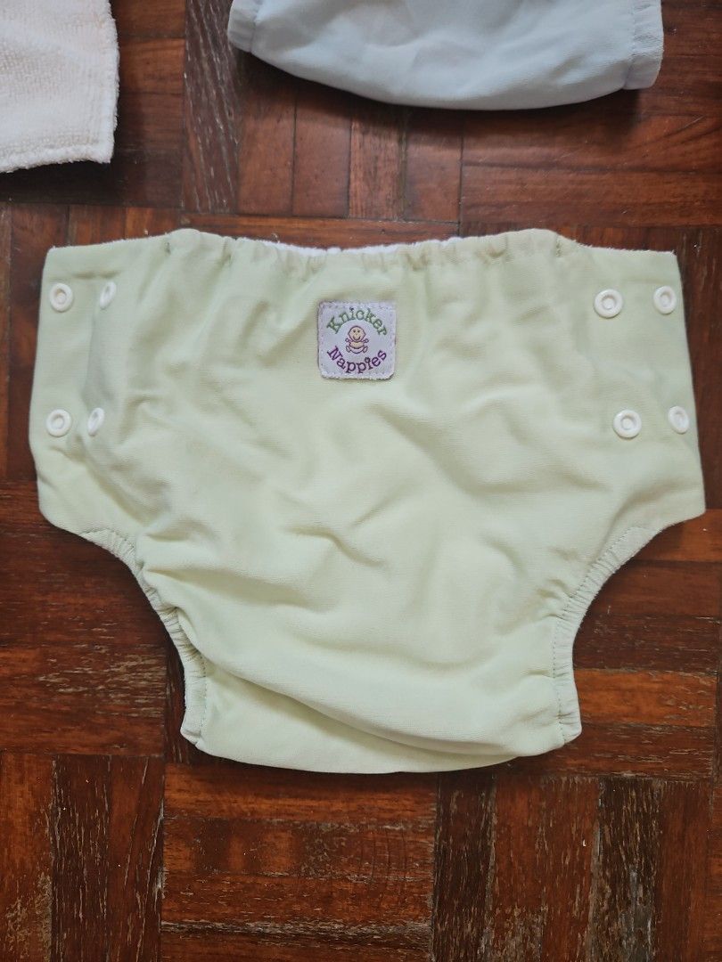 Cloth Reusable Diapers Knicker Nappies and breathablebaby cot liner