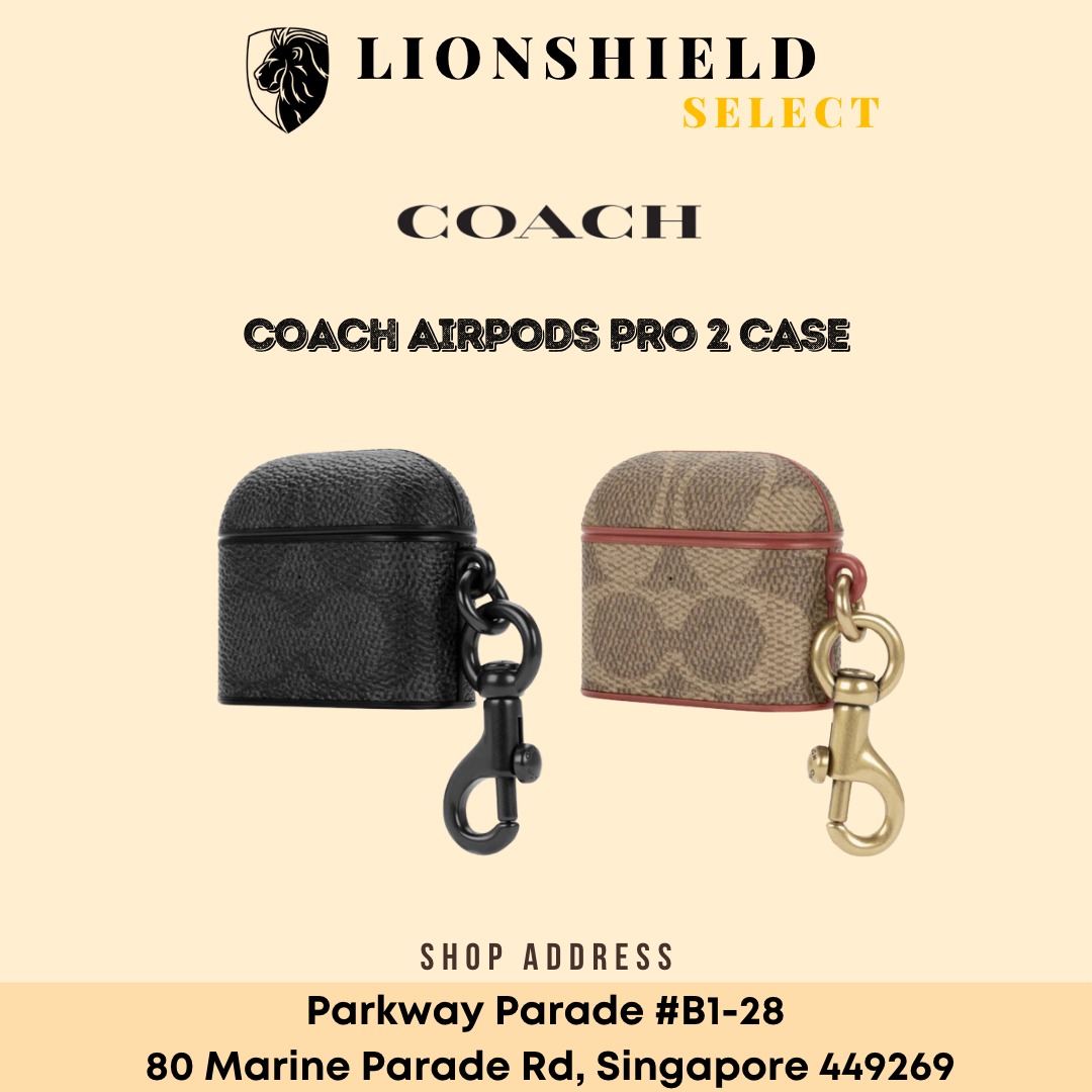 Coach Airpods Pro 2 Case, Mobile Phones & Gadgets, Mobile & Gadget