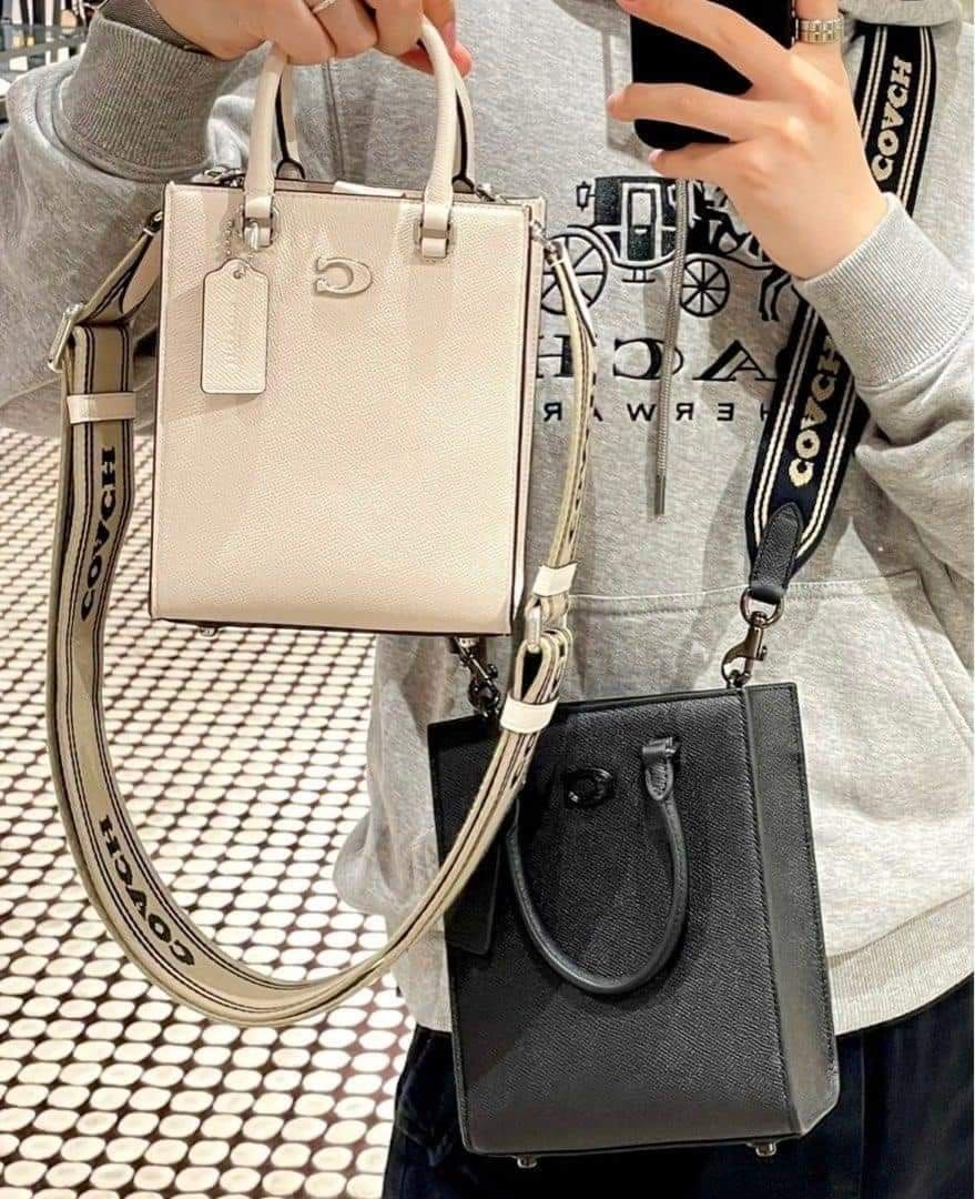 Coach crossgrain tote sales