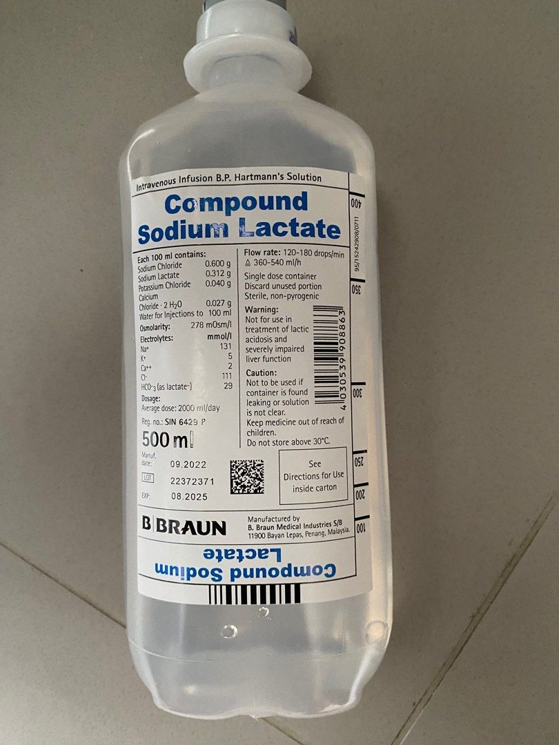 Compound sodium lactate, Pet Supplies, Health & Grooming on Carousell