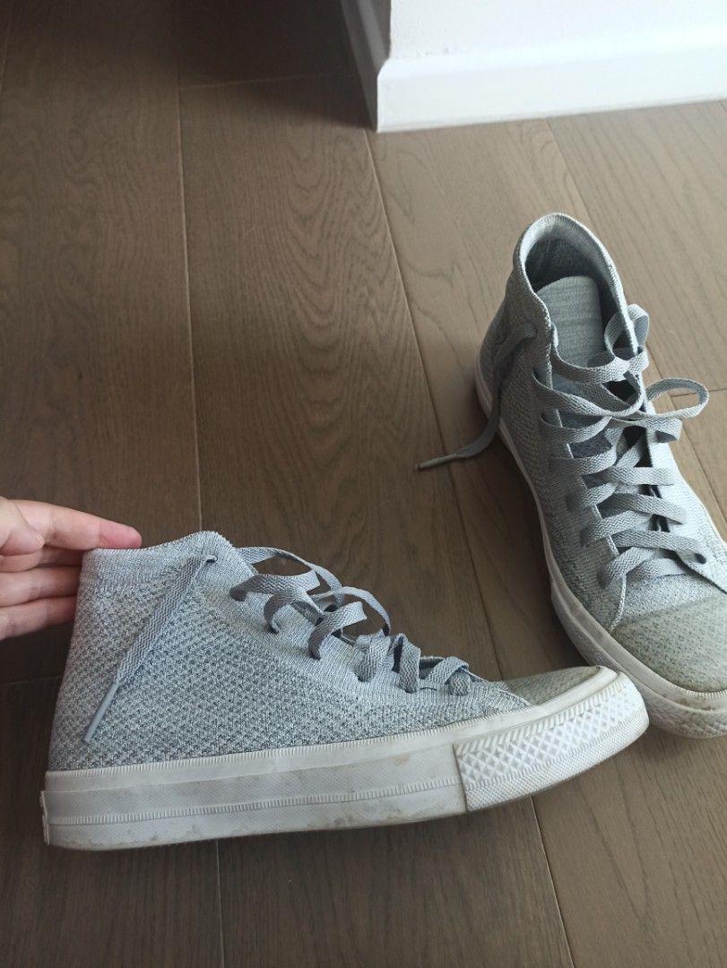 Grey deals converse flyknit