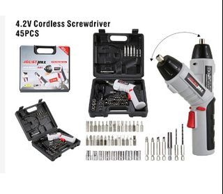 NoCry 10 N.m Cordless Electric Screwdriver - with 30 Screw Bits Set,  Rechargeable 7.2 Volt Lithium Ion