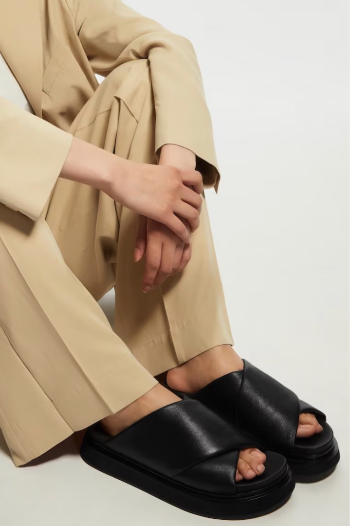 Cos crossover best sale leather sandals