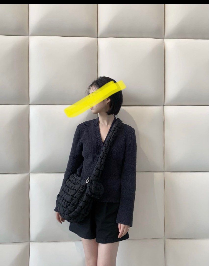 Quilted messenger bag online