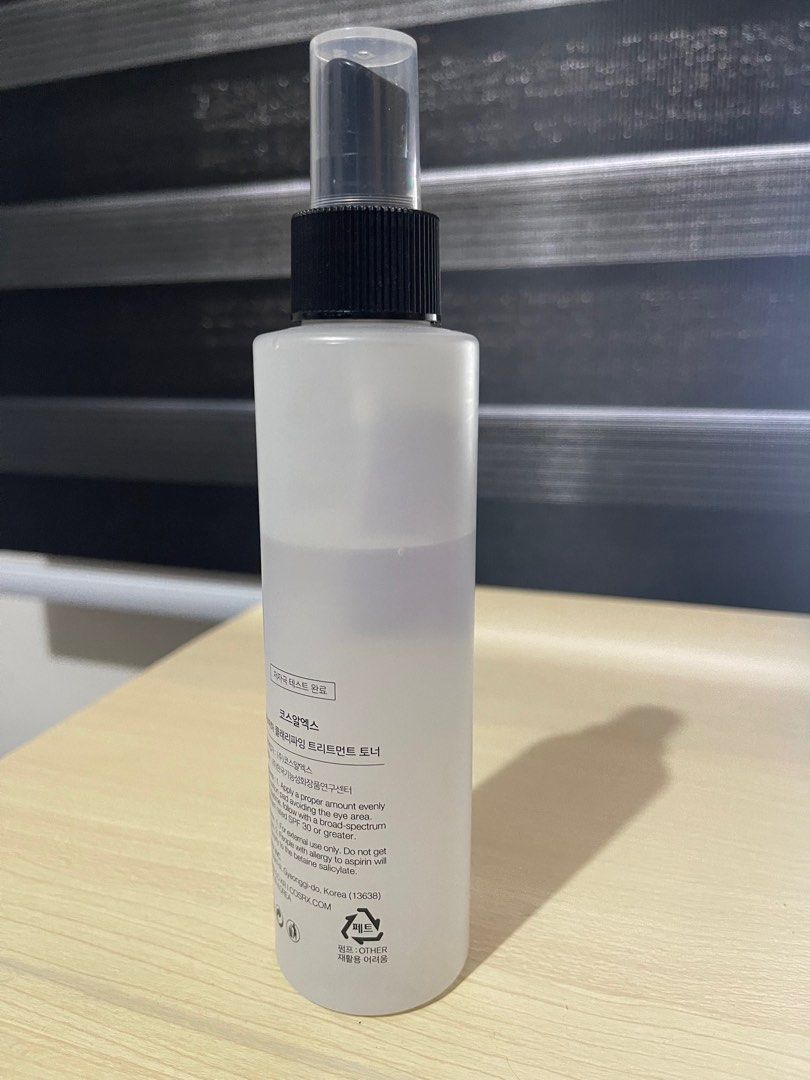 COSRX AHA/BHA Clarifying Treatment Toner (Category: Face Care) located in Dumaguete. Submitted by kaye.s (Listing ID 1234504074, Image 2). Description: ￼COSRX AHA/BHA Clarifying Treatment Toner 150ml, AHA, BHA 0.1%, Hydrating, Mild Exfoliating Facial Spray Around 70% left Expiration: 2024-03-08 .