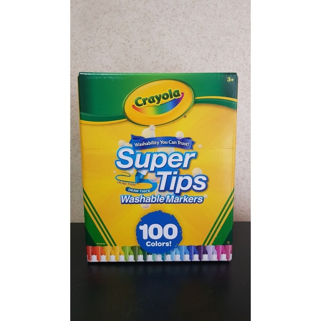 Crayola Super Tips Washable Markers 100 Count / 100s from the US