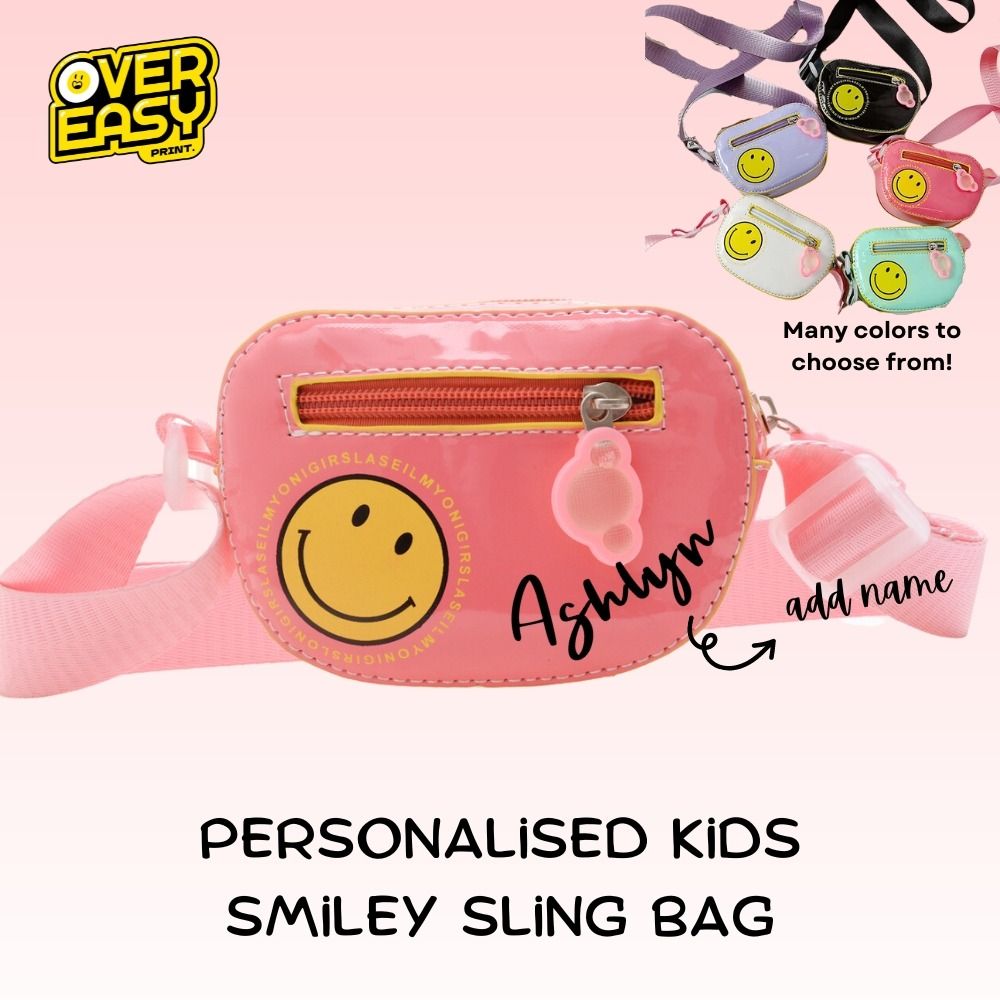 Smiley sling bag on sale