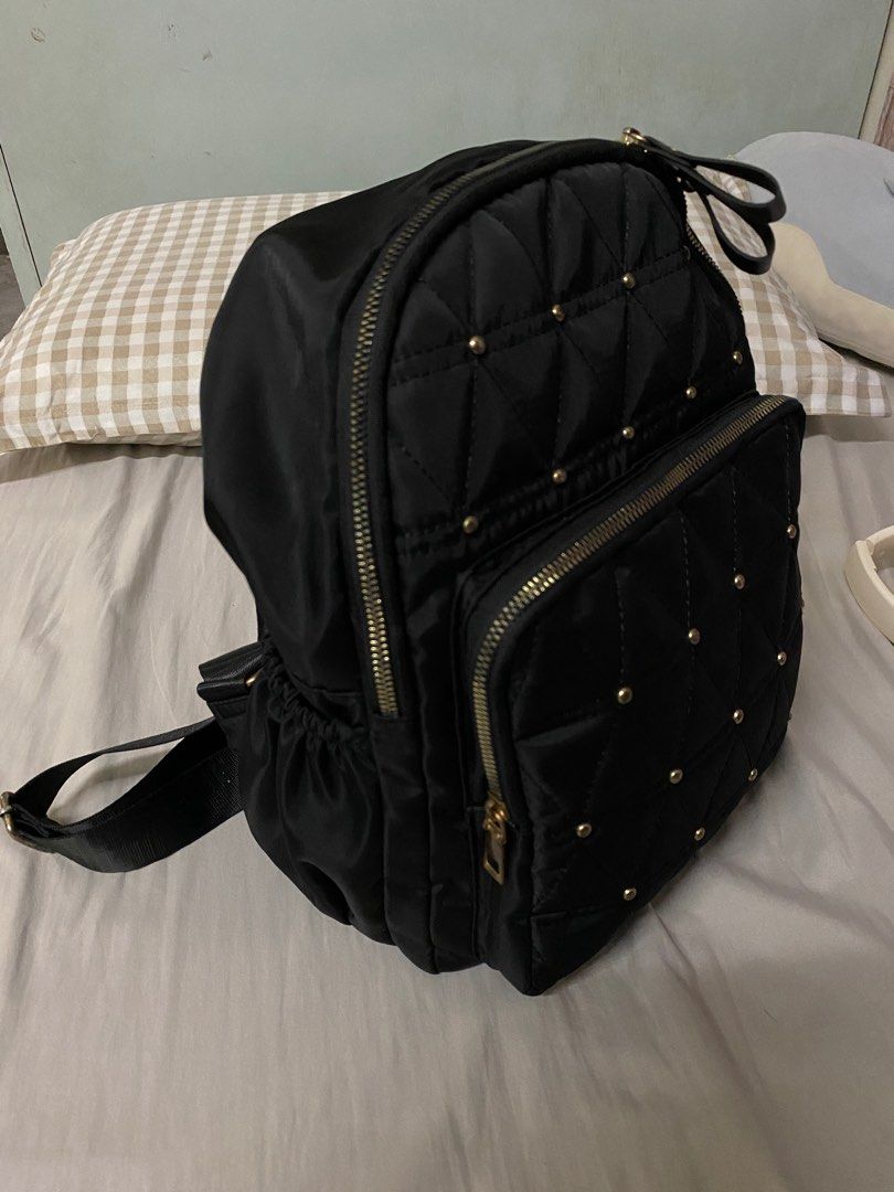 Cute black top bookbag