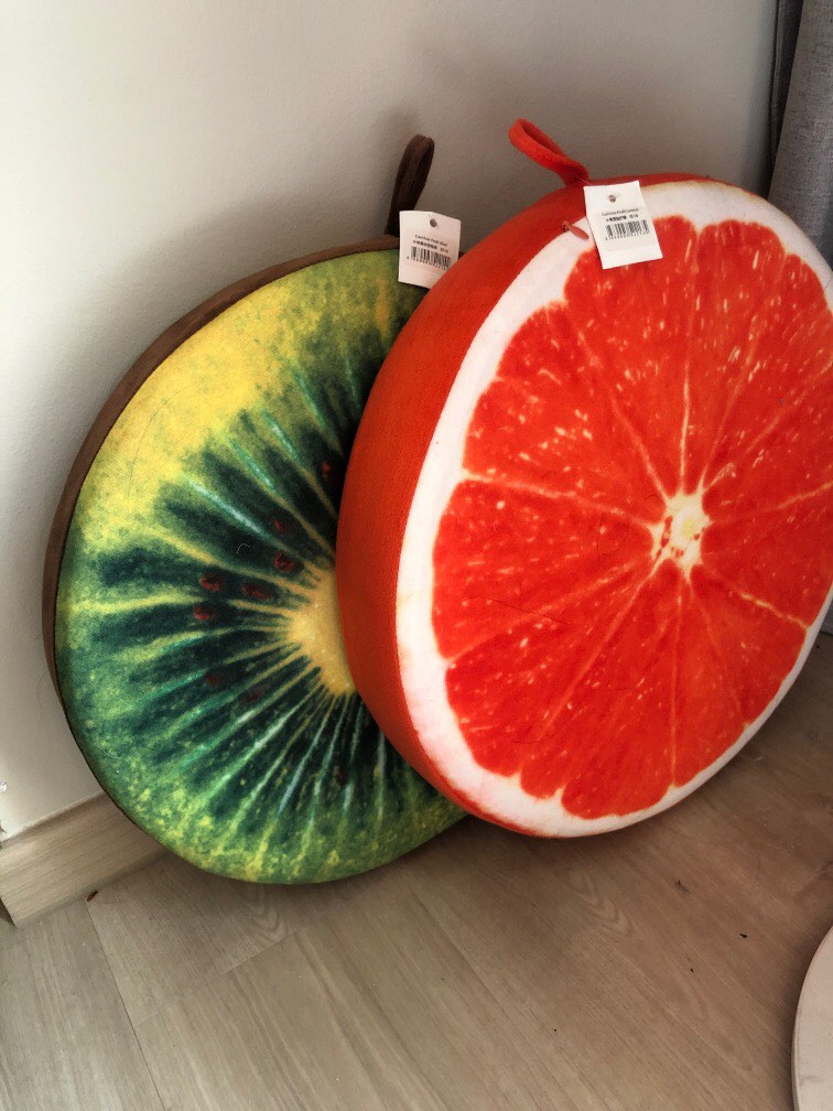 Cute fruit cushion Furniture Home Living Home Decor Cushions
