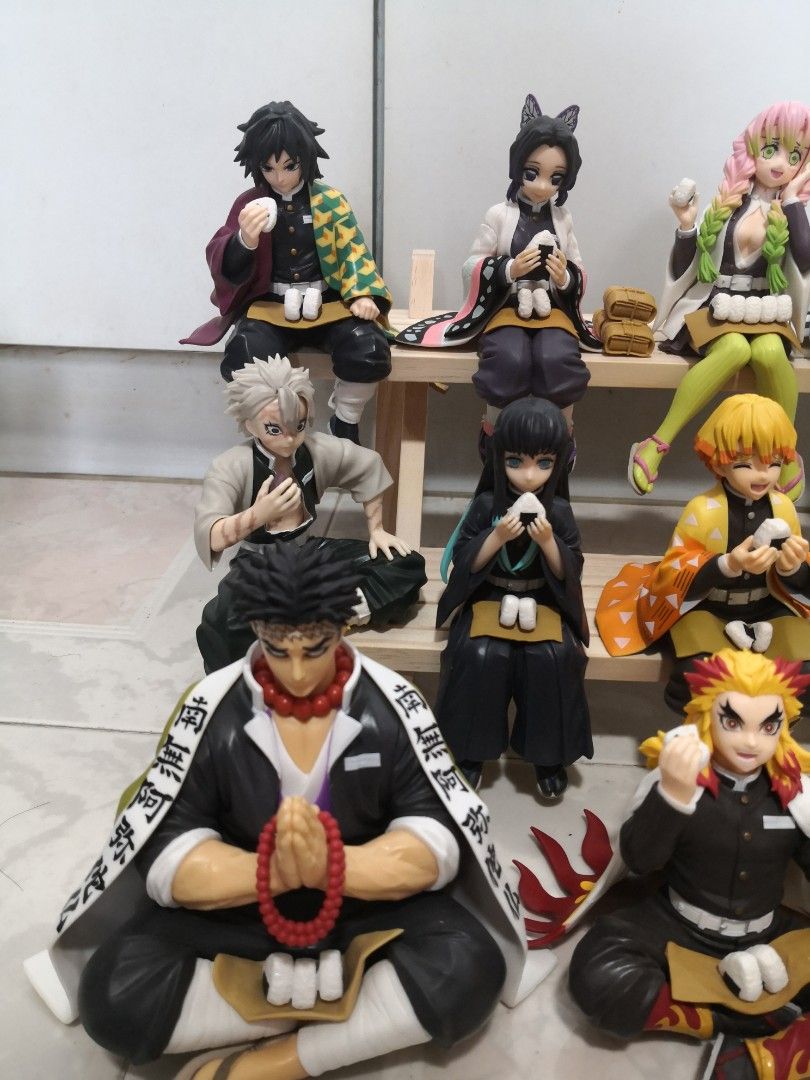 10-15cm Onigiri Demon Slayer 6 Style Rice Nezuko Tanjirou Figure Eating  Sitting Hot Sell Figurines Zenitsu Inosuke Boxed