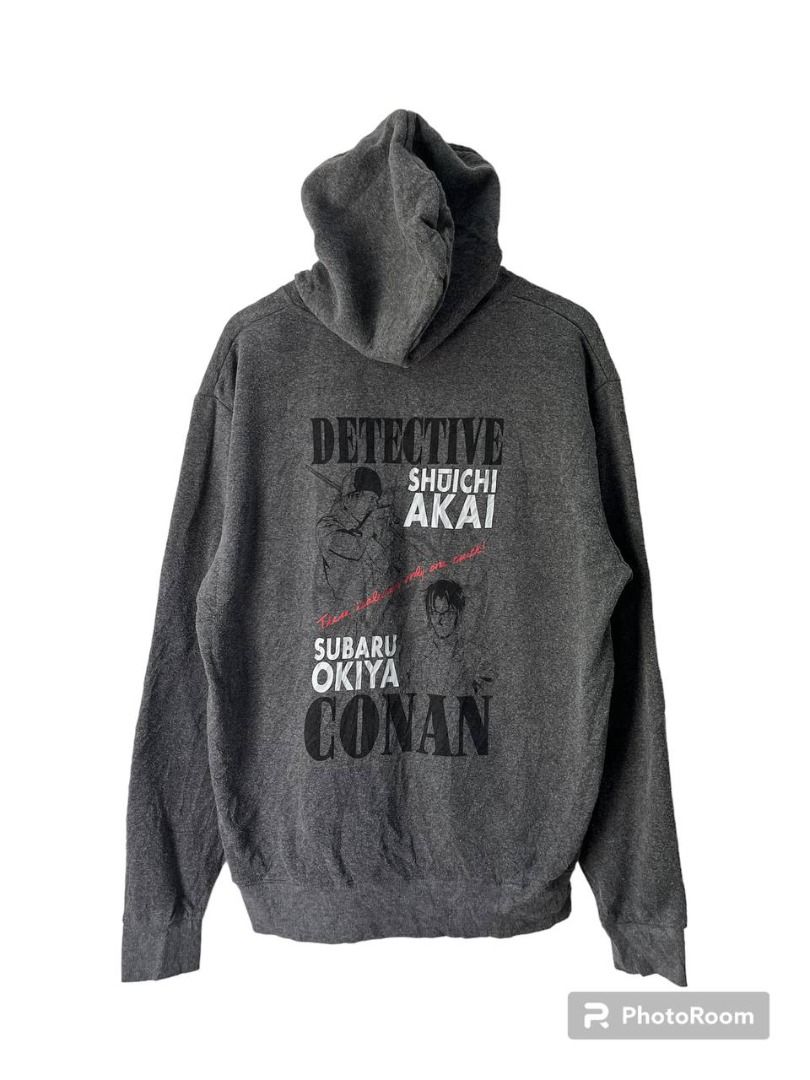 Detective Conan Anime Hoodie Plus Size Men s Fashion Tops Sets