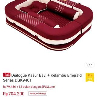 Dialogue 2 in 1 Sofa Bed + Kasur Bayi Kelambu