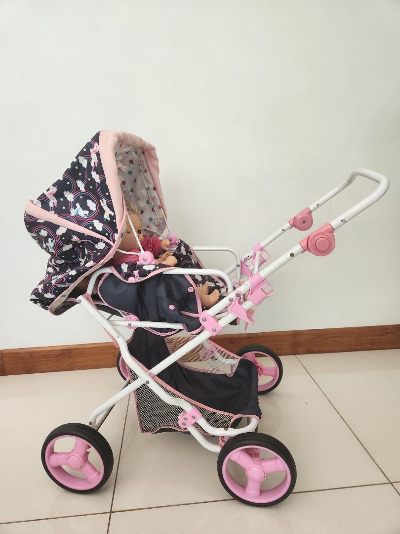 Doll stroller 4 free baby dolls Hobbies Toys Toys Games on