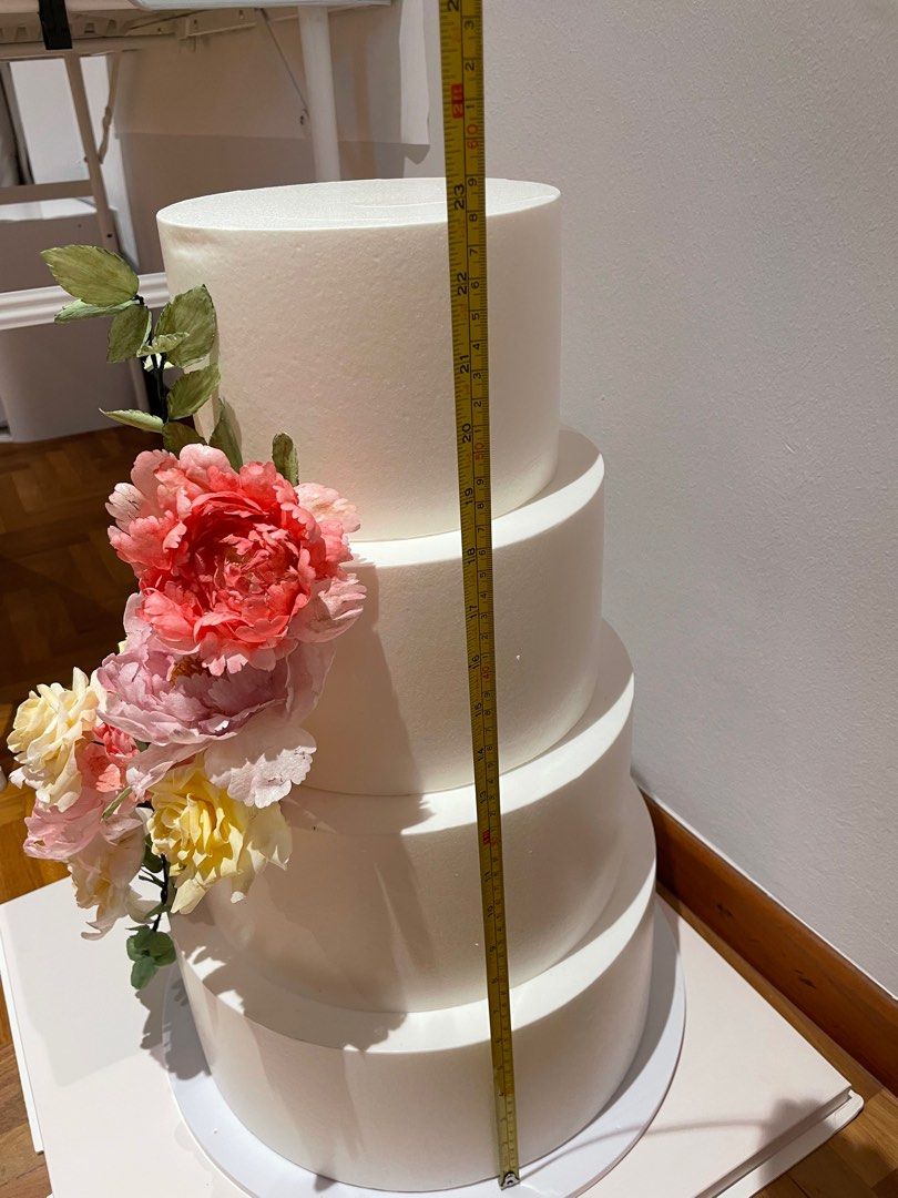 For Rent Dummy wedding cake with wafer paper flowers, Everything Else