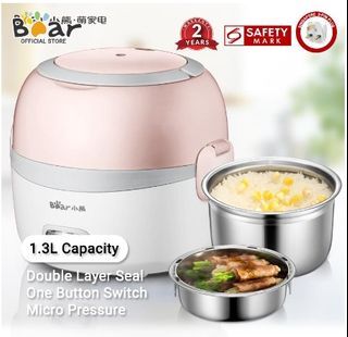 Mini Microwave Portable Lunch Box,portable Box Food Heater,portable Food  Warmer For On-the-go,mini Rice Cooker 1.2l Heated Lunch Box For Home Office  S