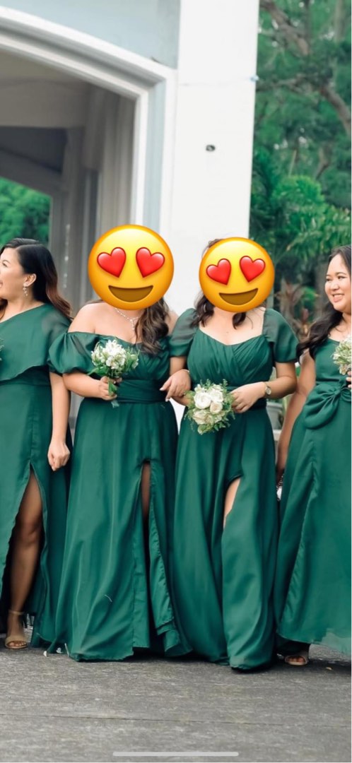Aline Dark Green Bridesmaid Dress,Halter Bridesmaid Dress,Taffeta Brid -  Wishingdress