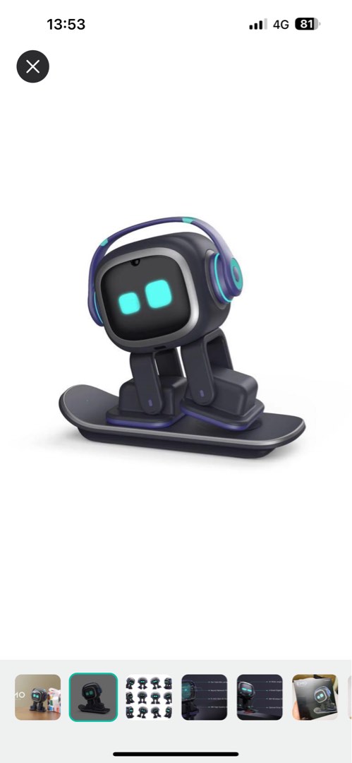 EMO: The Coolest AI Desktop Pet with Personality and Ideas! (Only one set  for sale hard to find!!!), Hobbies & Toys, Toys & Games on Carousell