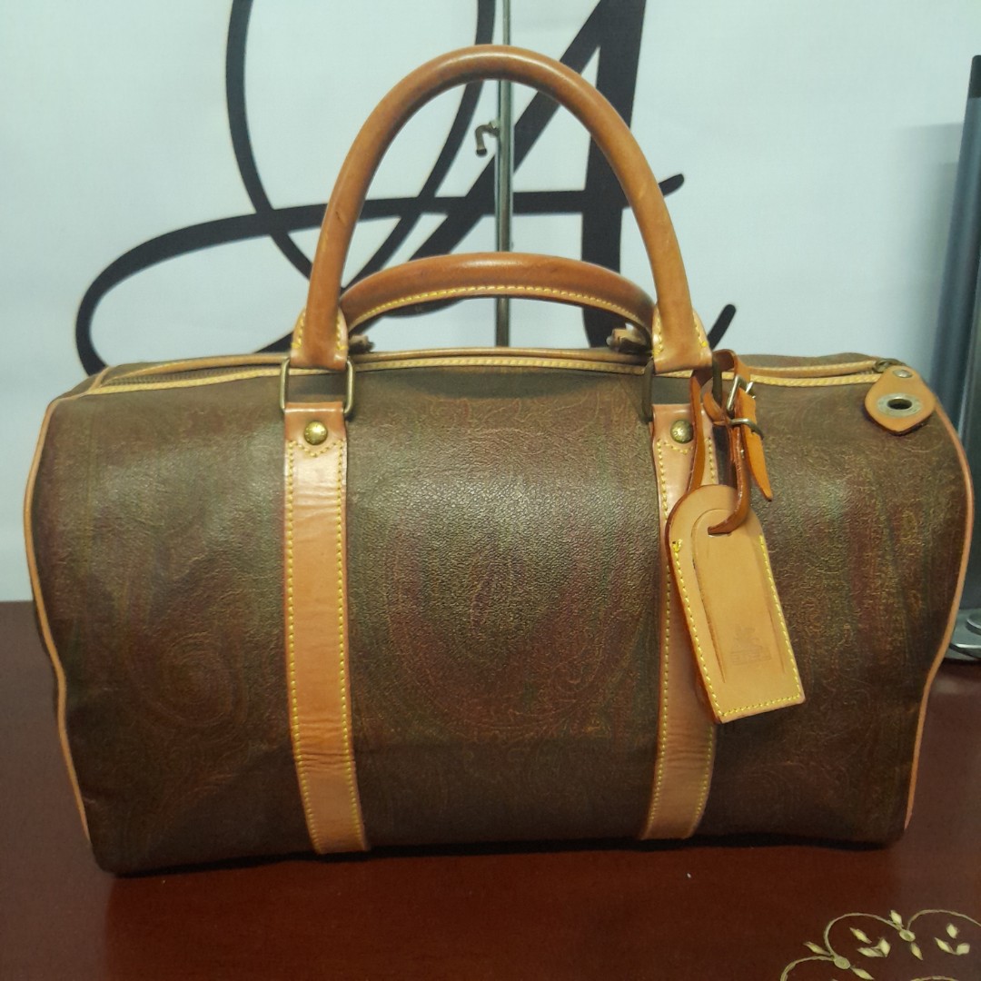 Etro boston bag 38cm, Women's Fashion, Bags & Wallets, Clutches on Carousell