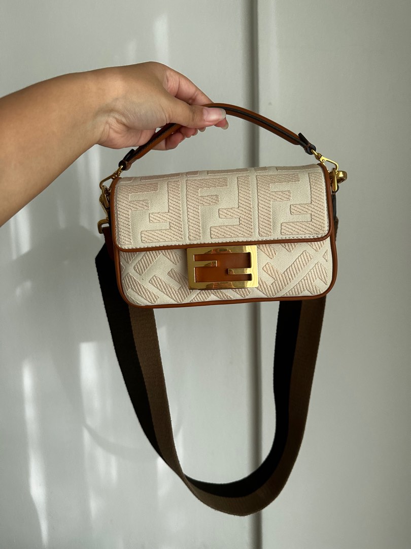 Fendi cream bag hotsell