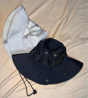 Fisherman Hat (Black & Beige)