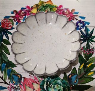 Footed Stoneware Dish