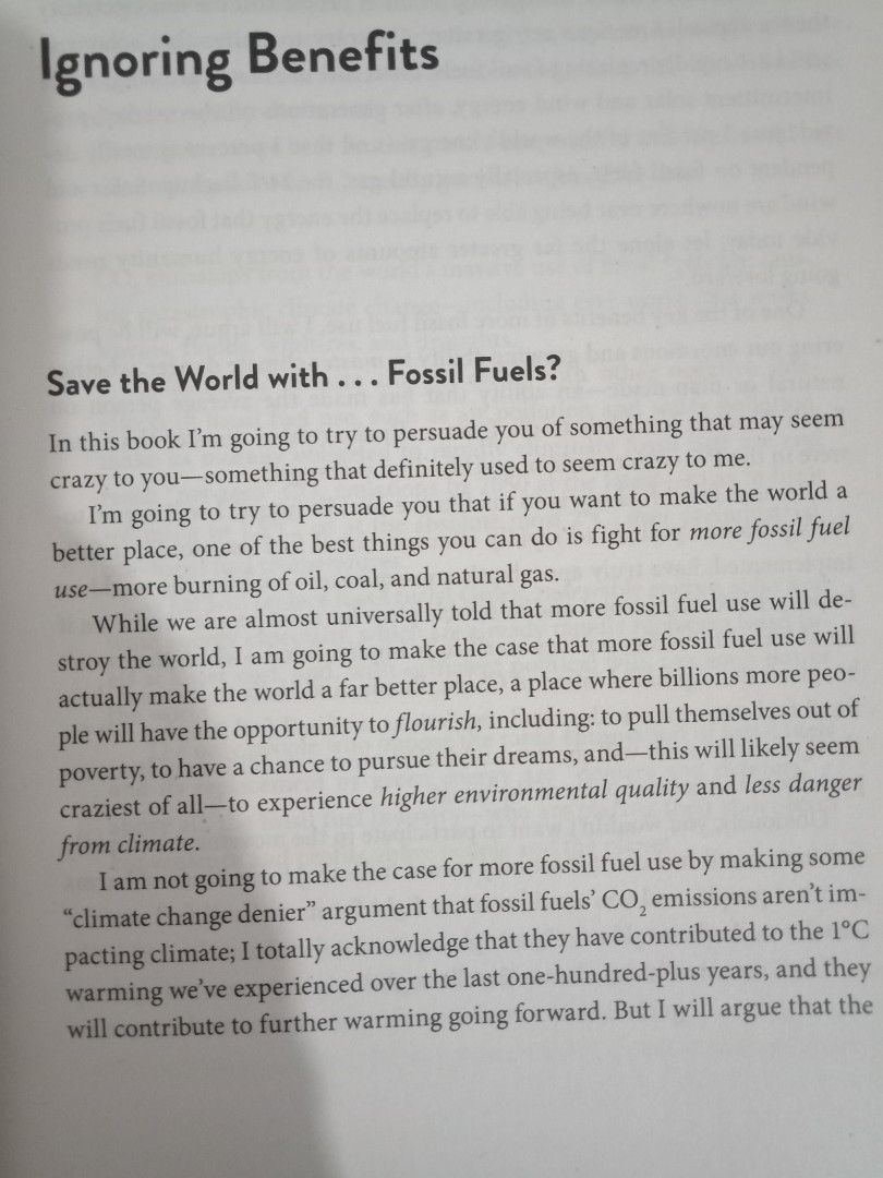 Fossil Future by Alex Epstein, Hobbies & Toys, Books & Magazines