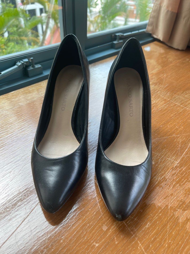 Franco sarto black new arrivals pumps