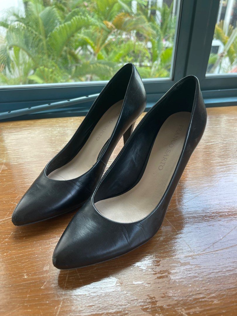 Franco sarto black heels sales
