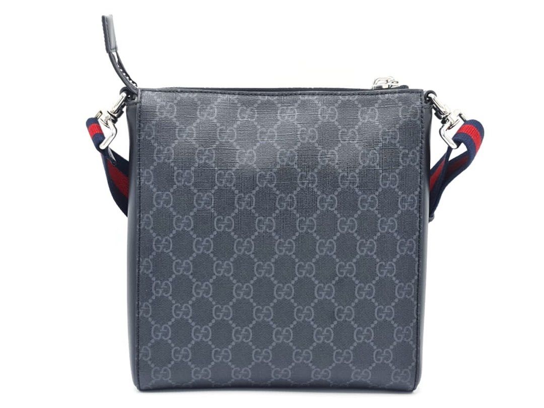 Gg black small messenger bag discount