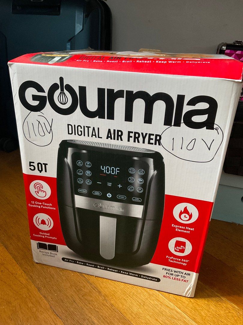 Gourmia air store fryer 5 qt