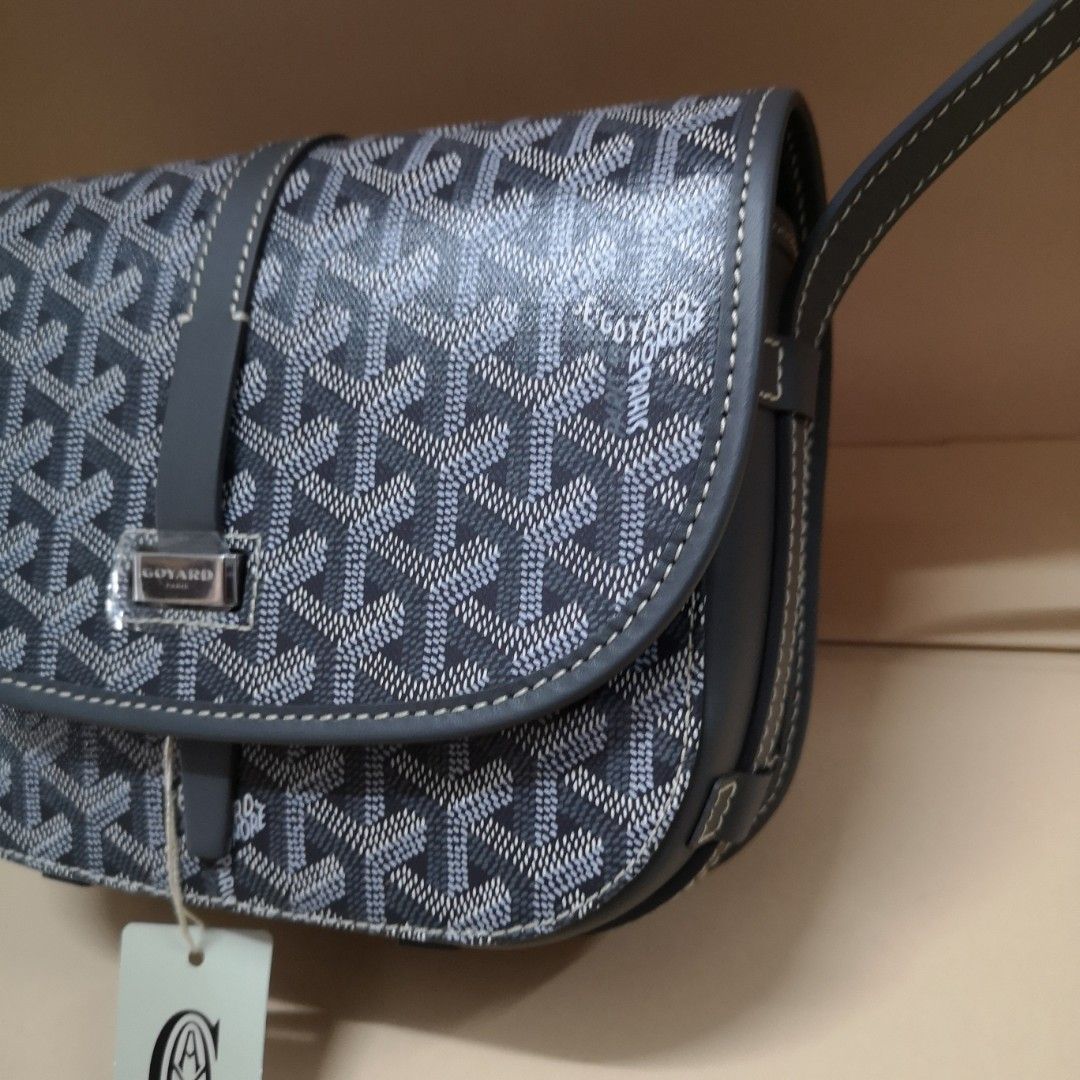 Goyard Belvedere PM Grey Sling Bag crossbody Bag, Luxury, Bags & Wallets on  Carousell