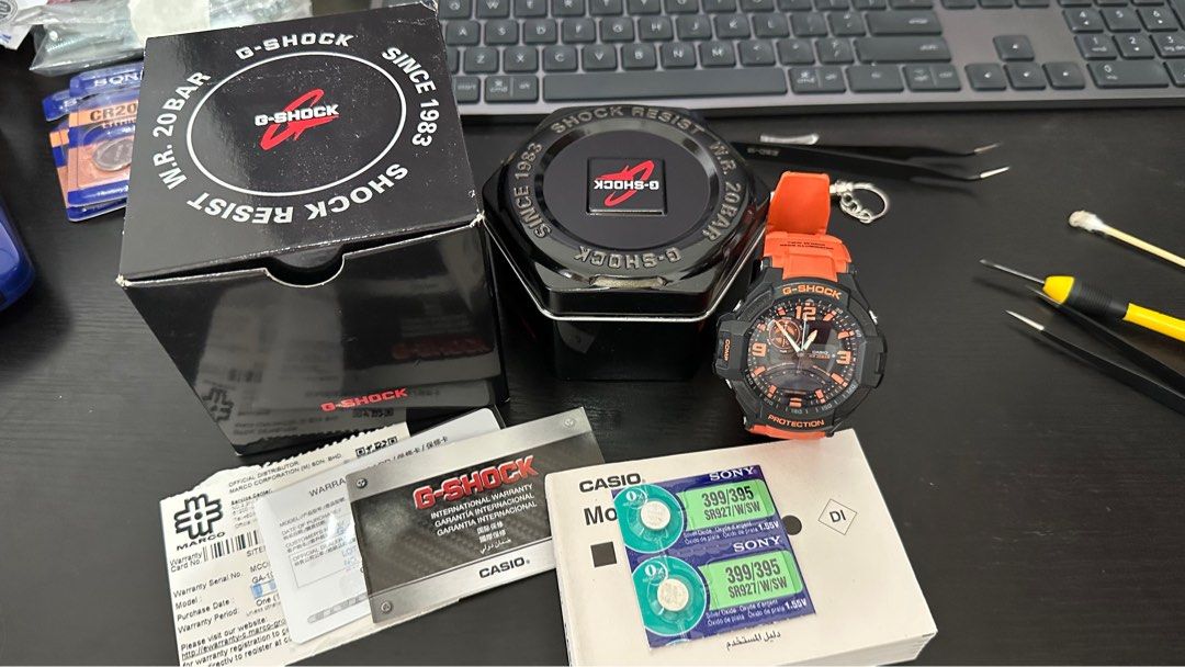 Casio g clearance shock pilot watch