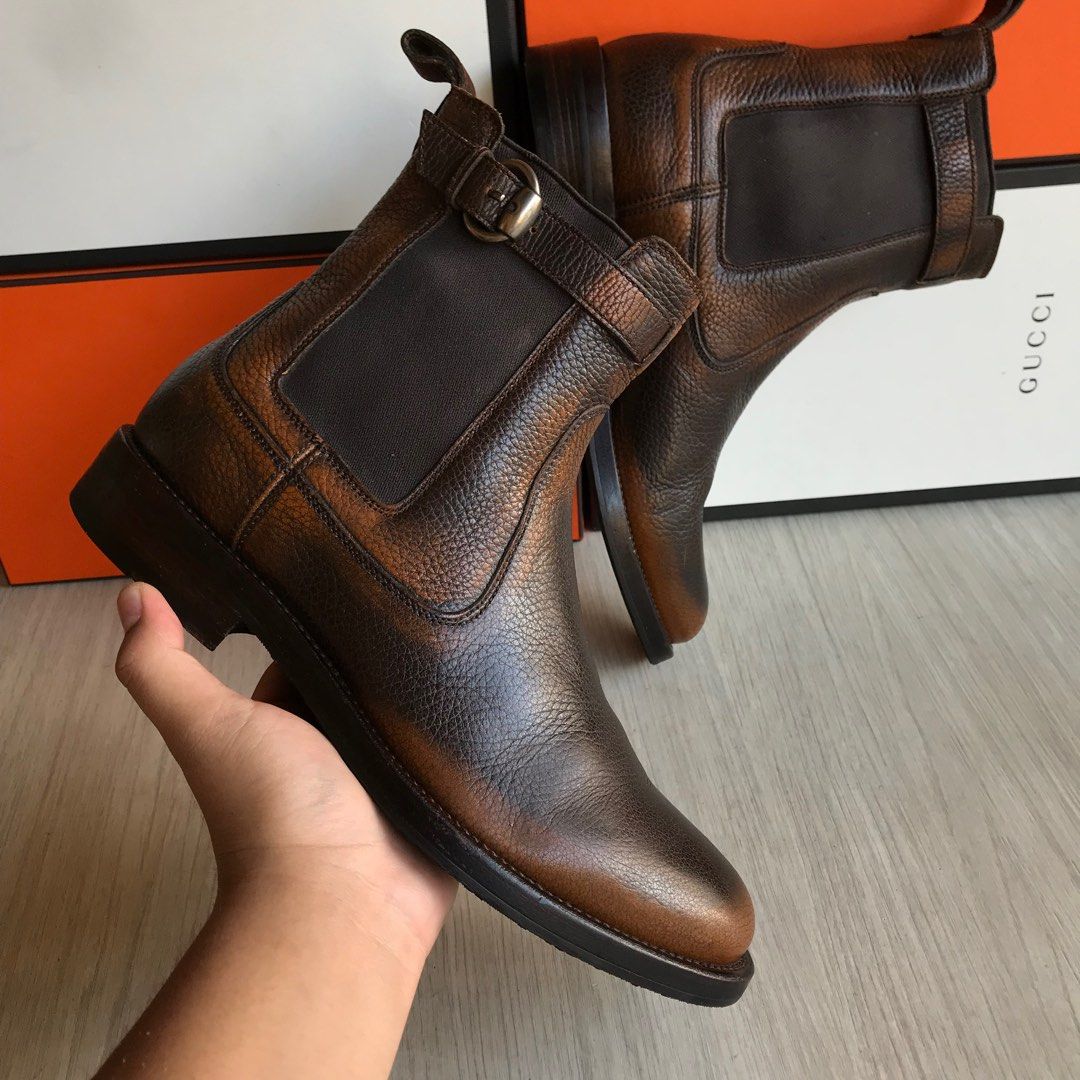 Chelsea boots gucci online