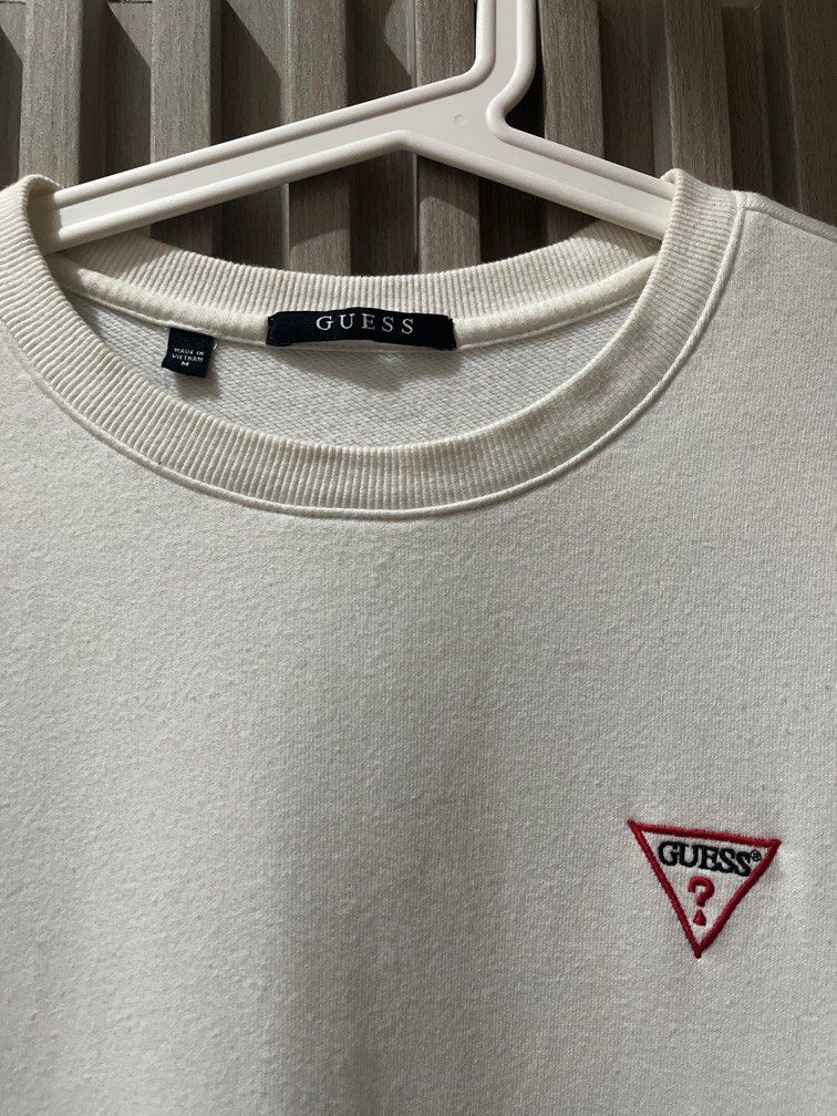 Guess white long sleeve clearance