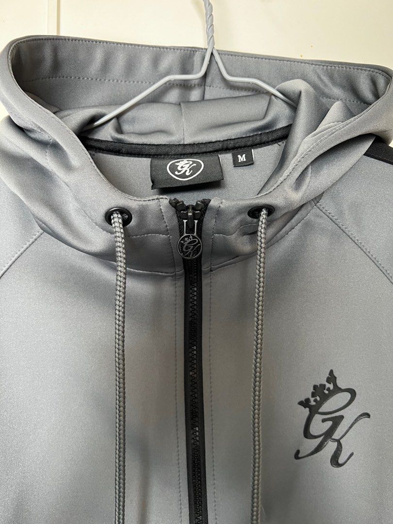 Gym king tapered poly tracksuit top hotsell