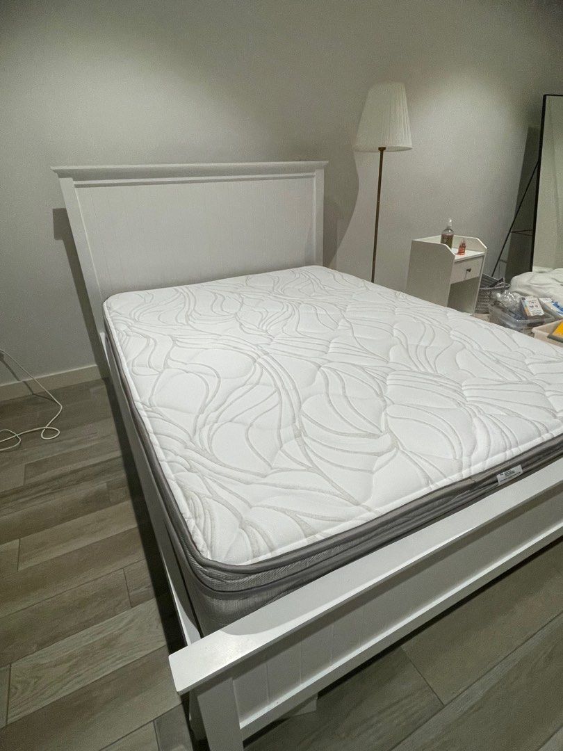 Hamilton bed with bed frame, Home & Furniture, Furniture on Carousell