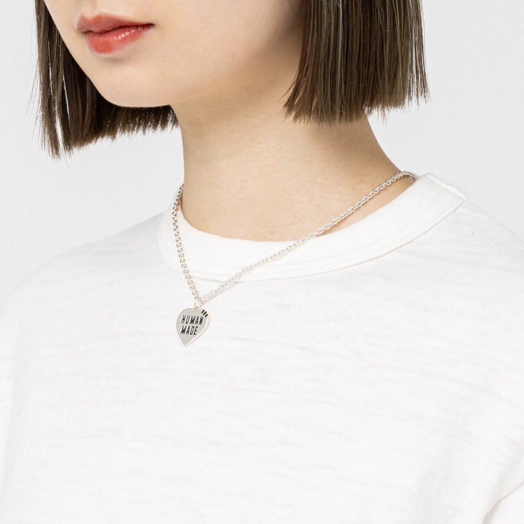 HUMAN MADE HEART SILVER JEWELLERY (EARRING/RING/NECKLACE)