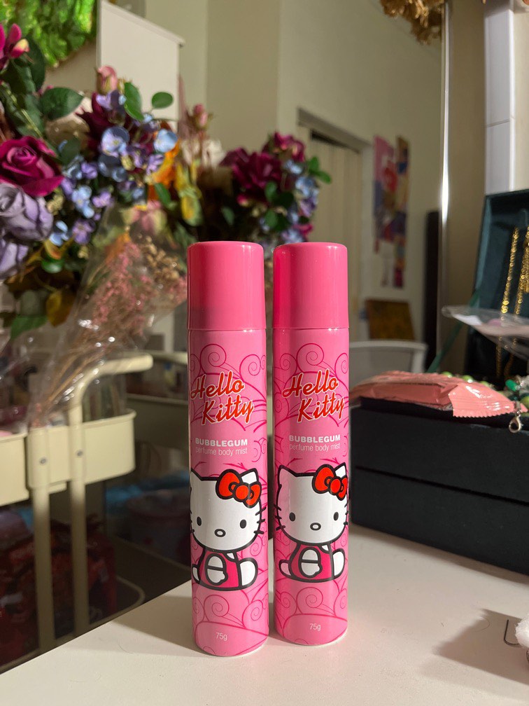 Hello kitty store bubblegum body spray