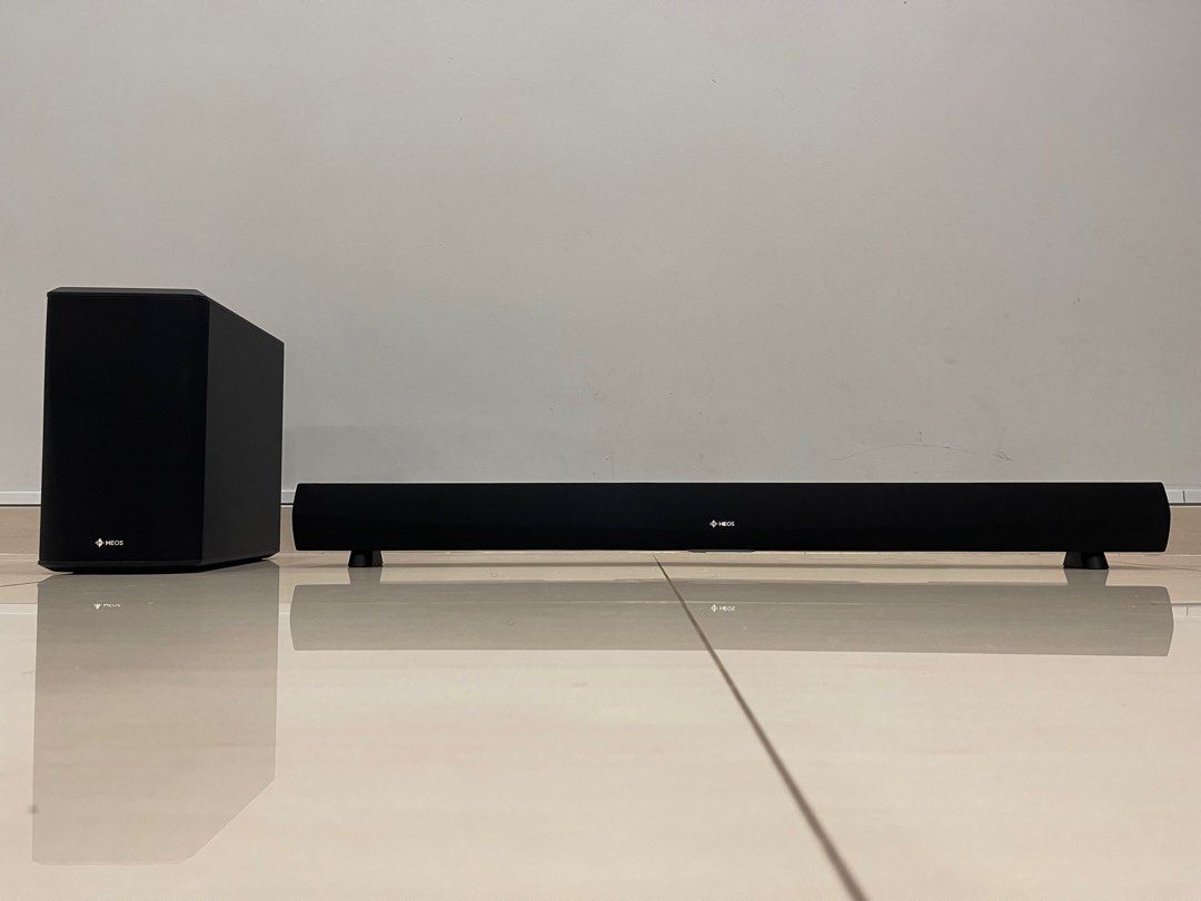 HEOS Soundbar and wireless Subwoofer Audio Soundbars Speakers