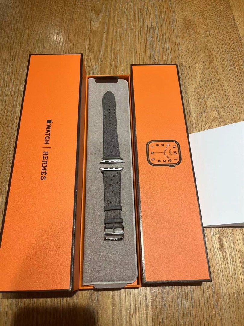 Hermes apple watch s8 45mm H Diagonal single tour愛馬仕蘋果手錶H紋