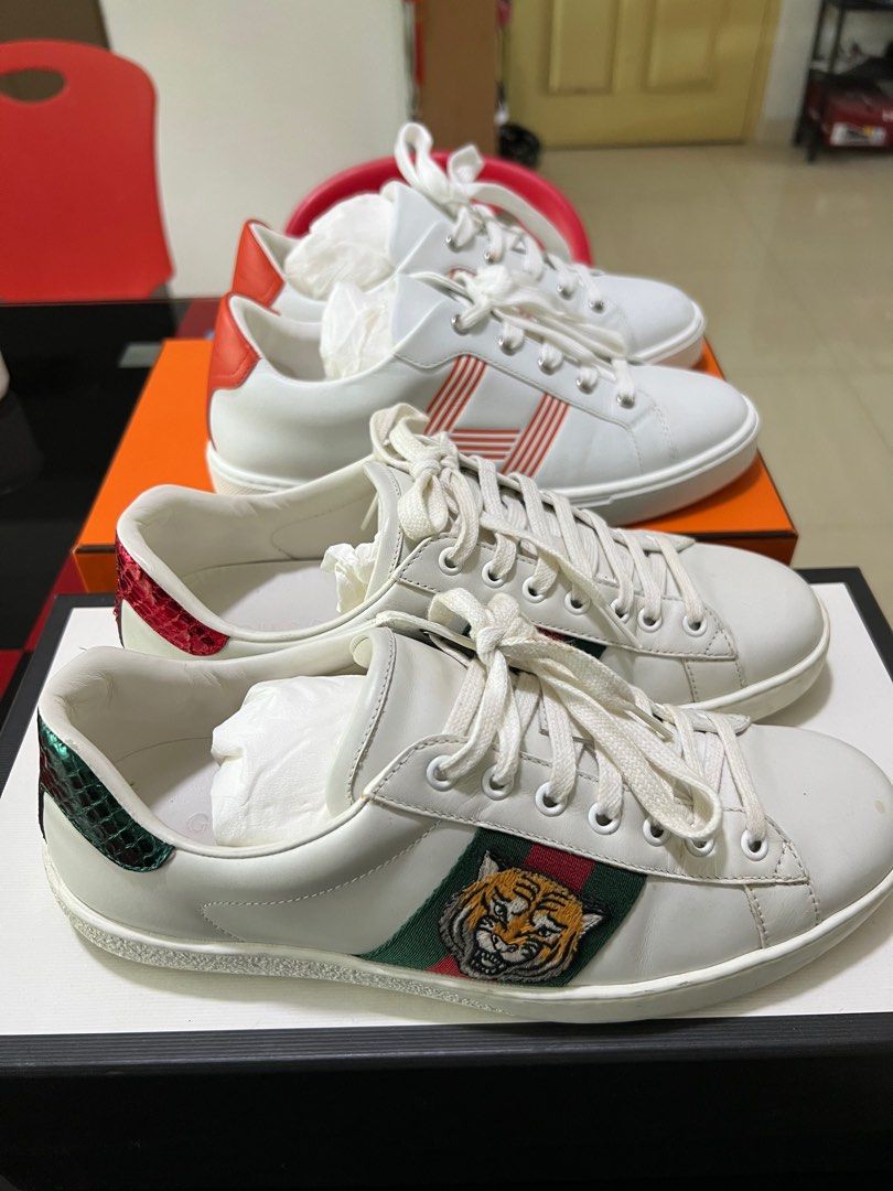 White gucci top mens sneakers