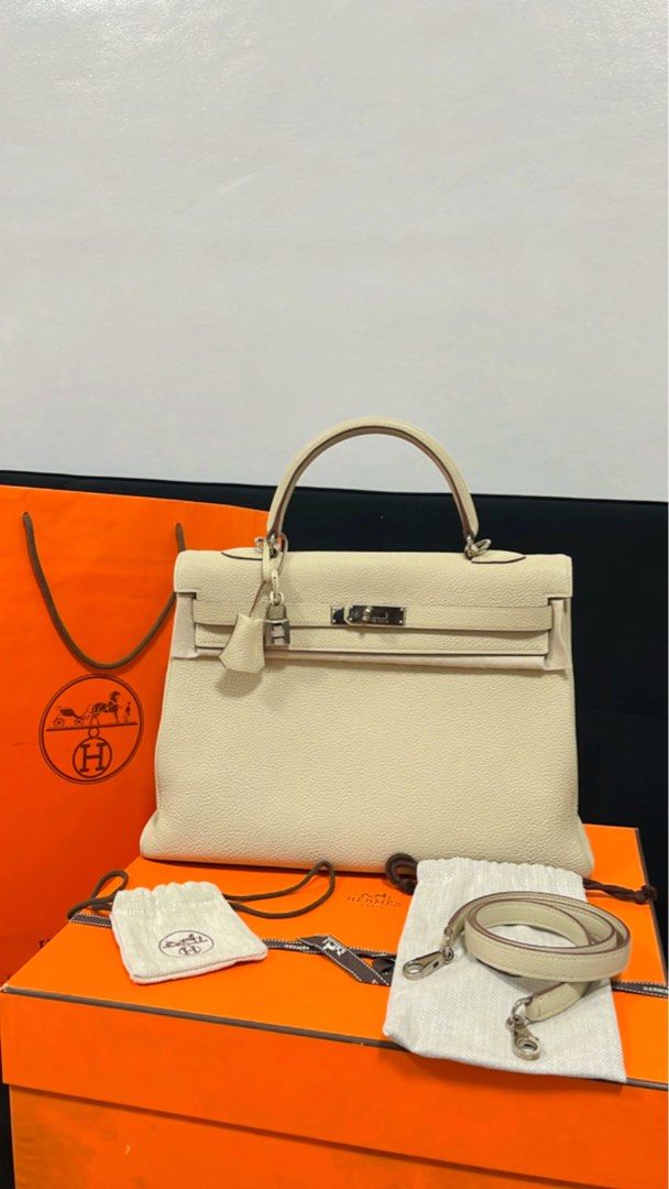 Hermes Kelly 35 Parchemin Togo PHW