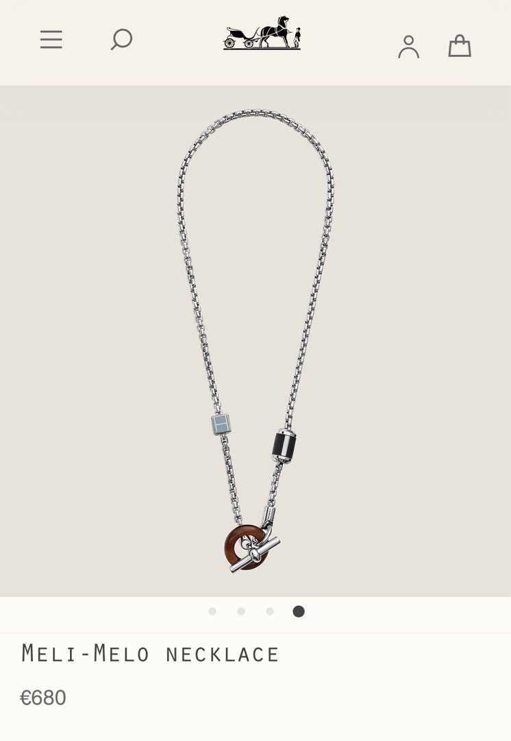 HERMES Meli-Melo Necklace / Bracelet, Women's Fashion, Jewelry 