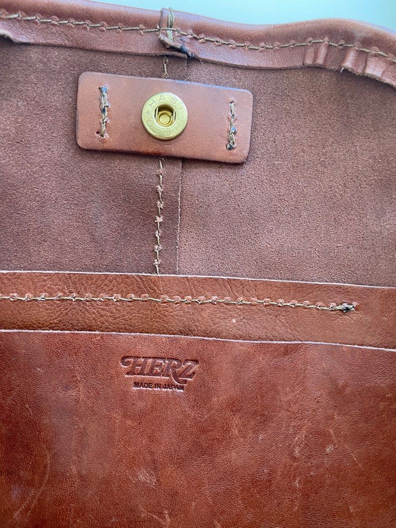 HERZ real leather bag Japanese brand, Women's Fashion, Bags & Wallets